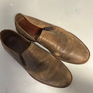 Trask Men's Brown Leather Slip-On Shoes